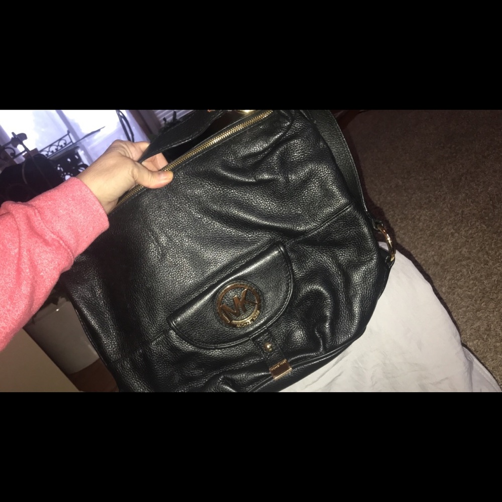 MK leather bag
